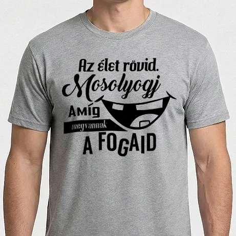 Férfi Imperial póló - Mosolyogj...