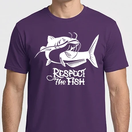 Férfi Imperial póló - Respect the fish