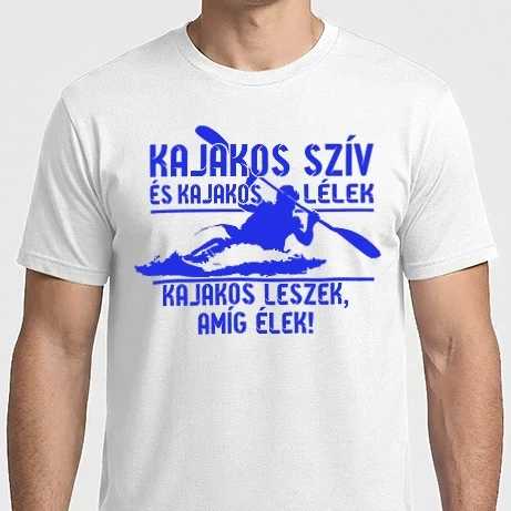 Férfi Imperial póló - Kajakos szív kajakos lélek!