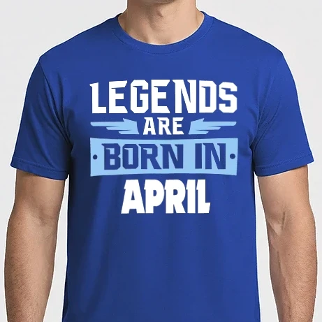 Férfi Imperial póló - Legends are born in April