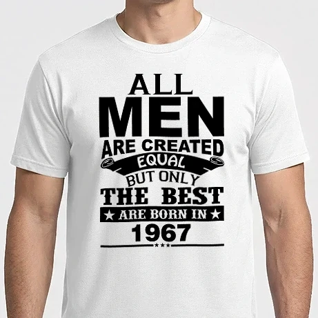 Férfi Imperial póló - All men are created - 1967