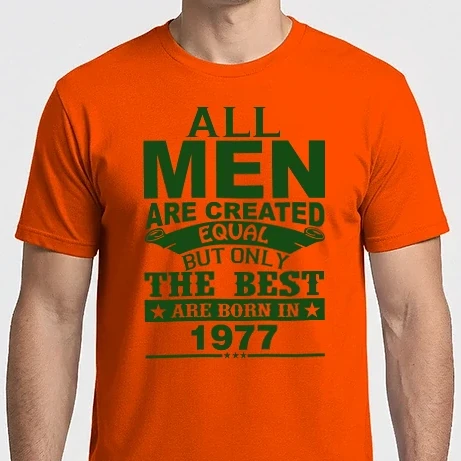 Férfi Imperial póló - All men are created - 1977
