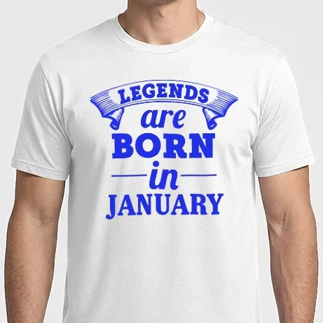 Férfi Imperial póló - Legends are born in January