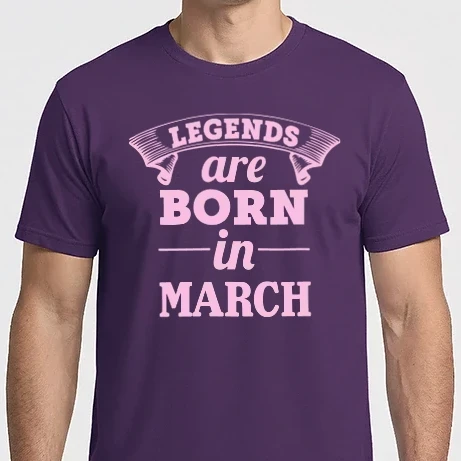 Férfi Imperial póló - Legends are born in - March