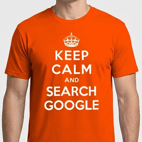 Férfi Imperial póló - keep calm and google