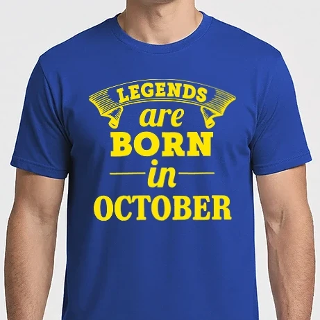 Férfi Imperial póló - Legends are born in - October