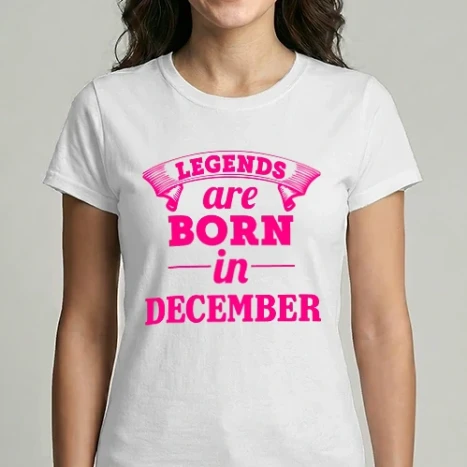 Női Imperial póló - Legends are born in - December