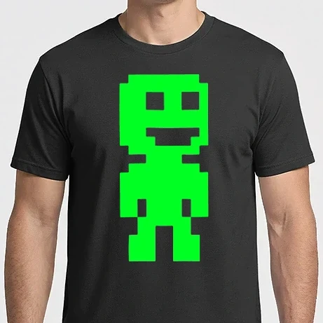 Férfi Imperial póló - 8-bit Figure