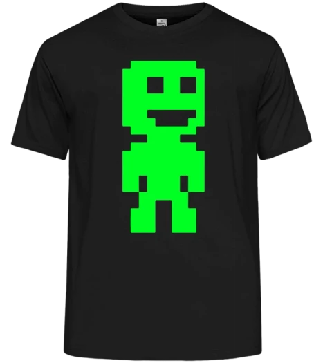 Gamer 8-bit Figure póló minta - Pólómánia