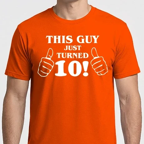 Férfi Imperial póló - This guy just turned - 10