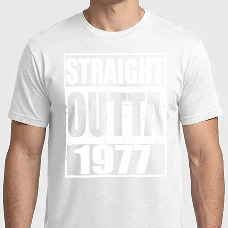 Férfi Imperial póló - Straight Outta - 1977