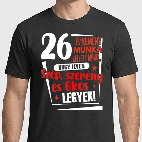 Férfi Imperial póló - 26 év kemény munka kellett