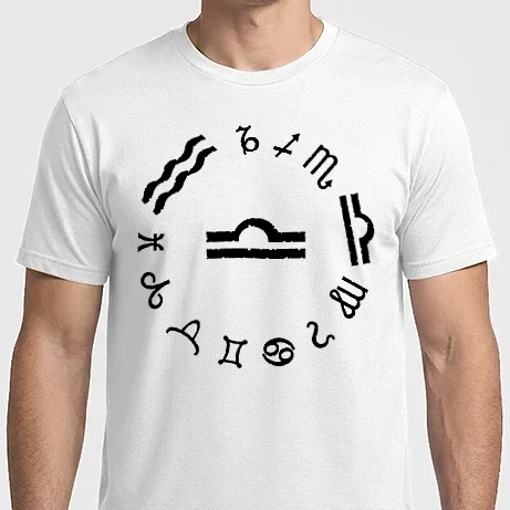 Férfi Imperial póló - zodiac-libra 