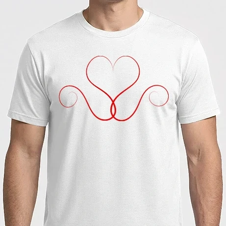 Férfi Imperial póló - szív