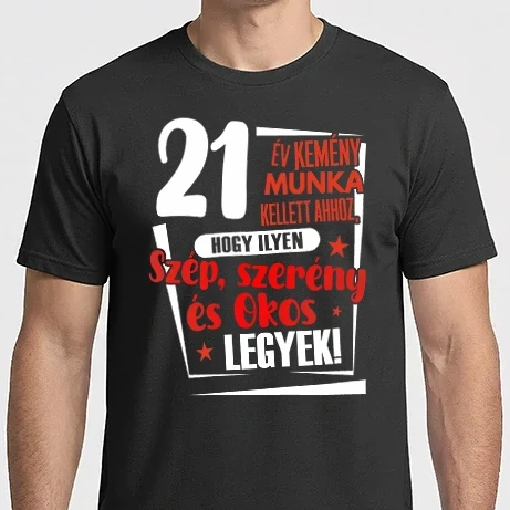 Férfi Imperial póló - 21 év kemény munka kellett