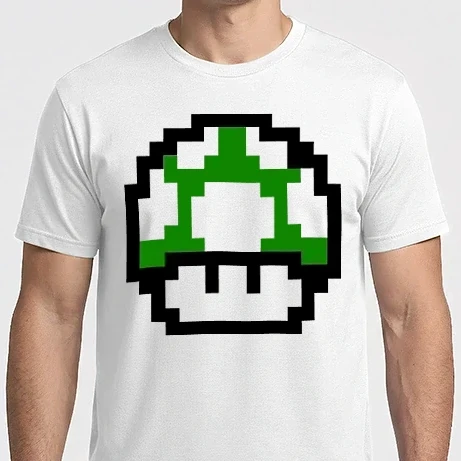 Férfi Imperial póló - pixel gomba