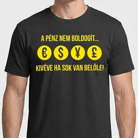 Férfi Imperial póló - penz_nem_boldogit