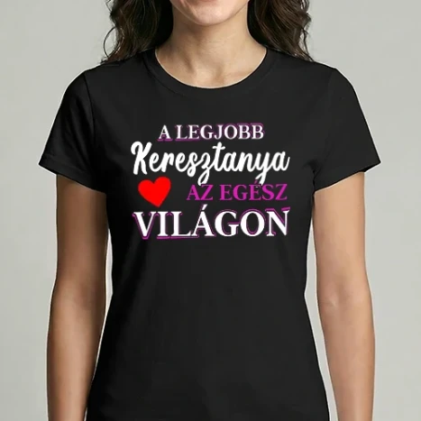Női Imperial póló - A legjobb keresztanya az egész világon