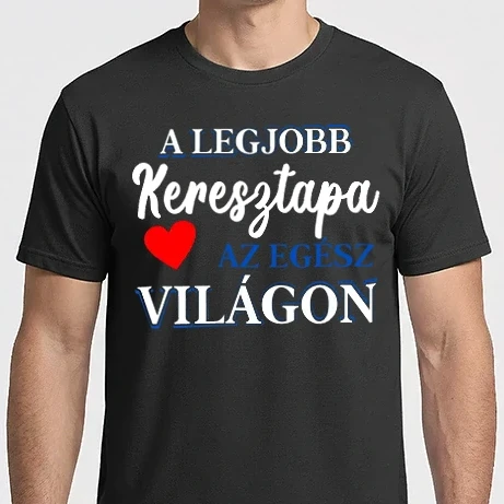 Férfi Imperial póló - A legjobb keresztapa az egész világon