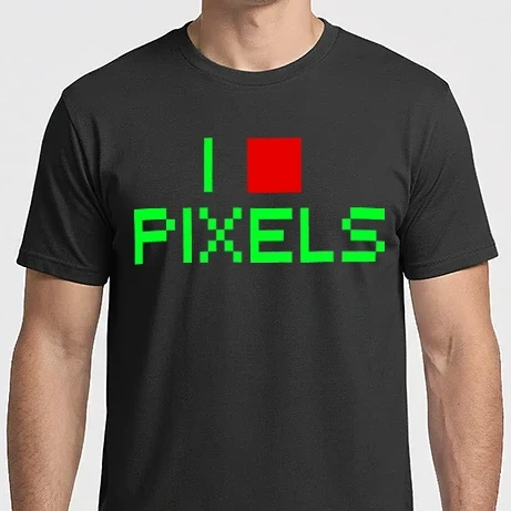 Férfi Imperial póló - pixels