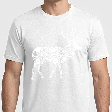 Férfi Imperial póló - Wild animals eco