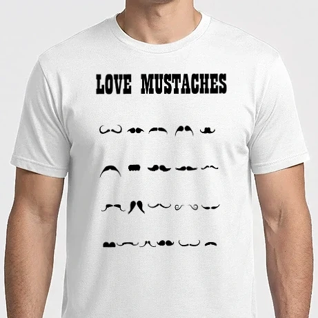Férfi Imperial póló - mustaches