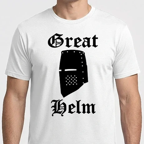 Férfi Imperial póló - great helm sisak+felirat