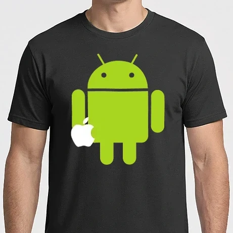 Férfi Imperial póló - android vs apple1