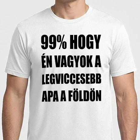 Férfi Imperial póló -  im the funniest dad_4632