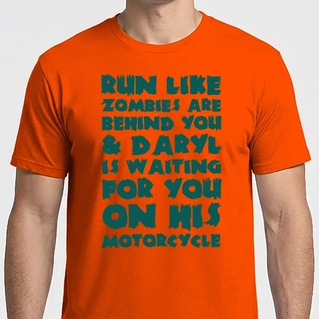 Férfi Imperial póló - run like zombies_4233