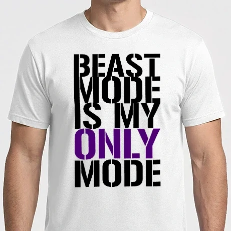 Férfi Imperial póló - beast mode is my only mode_1558