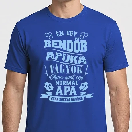 Férfi Imperial póló - Rendőr apuka