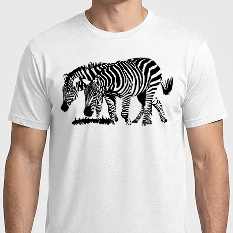 Férfi Imperial póló - zebra