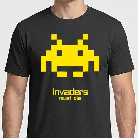 Férfi Imperial póló - Invaders Must Die 1C.eps