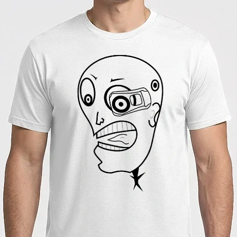 Férfi Imperial póló - Steampunk fej