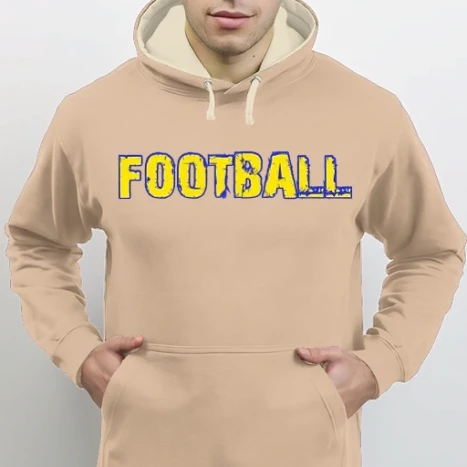 Férfi DUO kapucnis Pulcsi - Foci