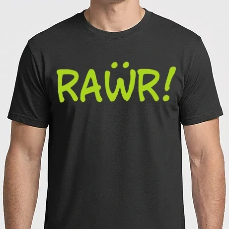 Férfi Imperial póló - Rawr!