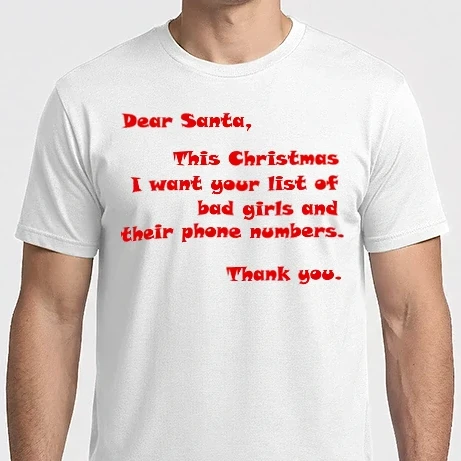 Férfi Imperial póló - Dear Santa...