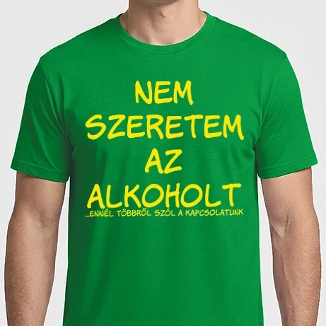 Férfi Imperial póló - Nem szeretem az alkoholt