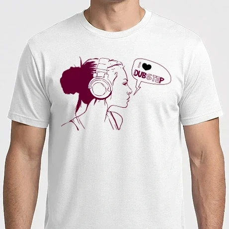 Férfi Imperial póló - Dubstep lány