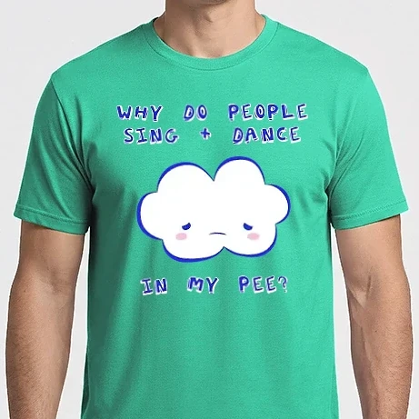 Férfi Imperial póló - Szomorú felhőcske