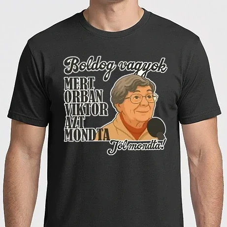 Férfi Imperial póló - Boldog vagyok!