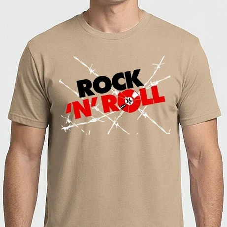 Férfi Imperial póló - Rock-N-Roll-Wallpaper