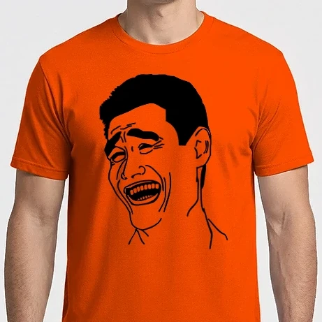 Férfi Imperial póló - trollface