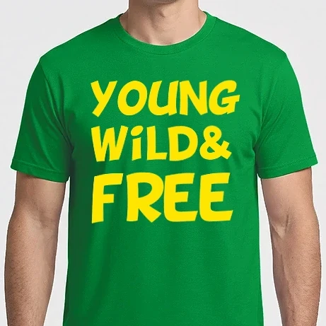 Férfi Imperial póló - Young-Wild-and-Free-Design