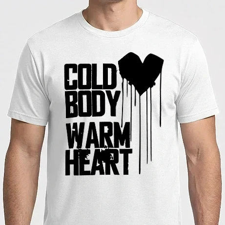 Férfi Imperial póló - Cold Body Warm Heart