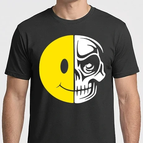 Férfi Imperial póló - Smiley Skull