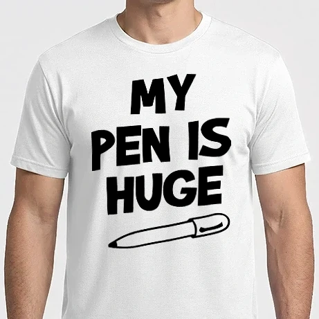 Férfi Imperial póló - My Pen Is Huge.eps