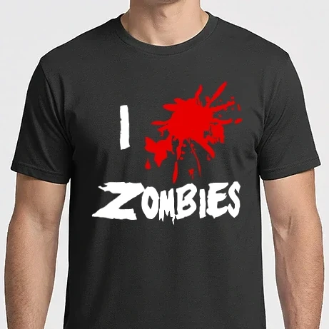 Férfi Imperial póló - I Love Zombies