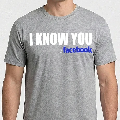Férfi Imperial póló - I know u from facebook